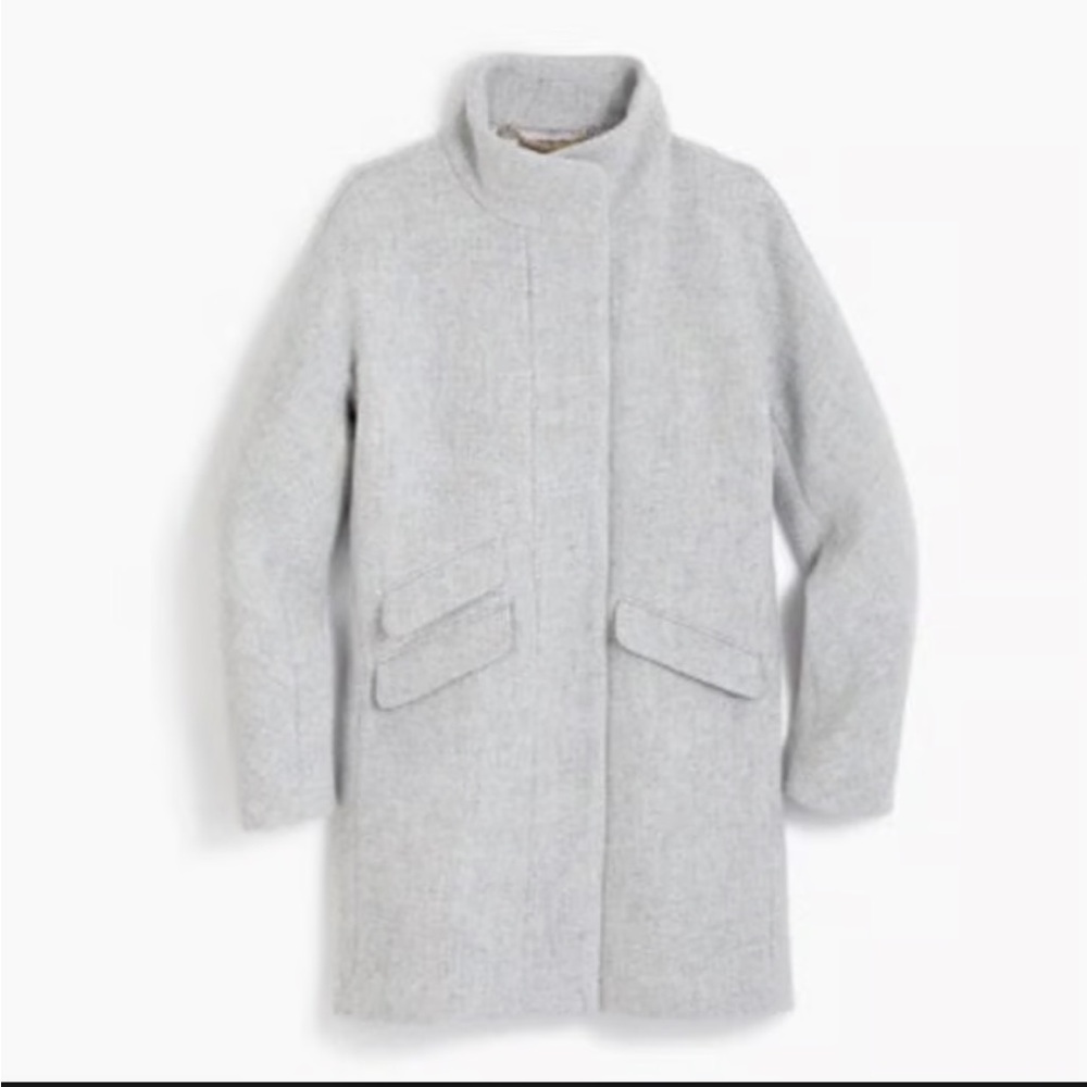 J. Crew Light Gray Trench Coat - Picture 7 of 7